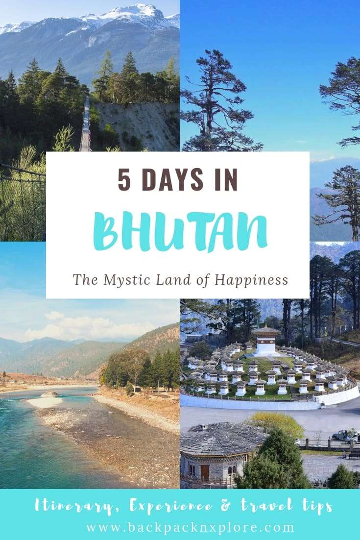 Bhutan in 5 days - Detailed Itinerary and Guide to the land of thunder dragons! Plan your budget trip to Bhutan using this free Bhutan Travel Guide. #Travel #Bhutan