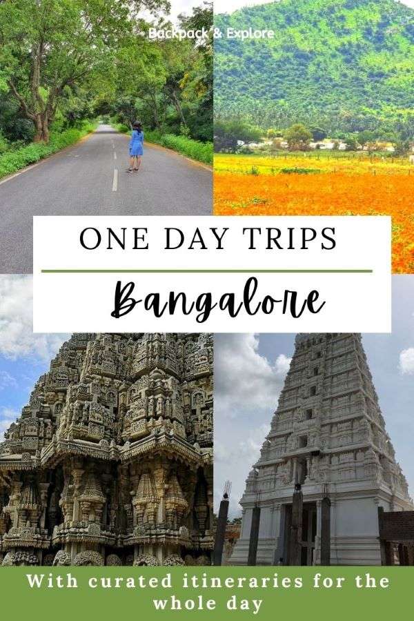 The best places to visit on a one day trip from Bangalore.