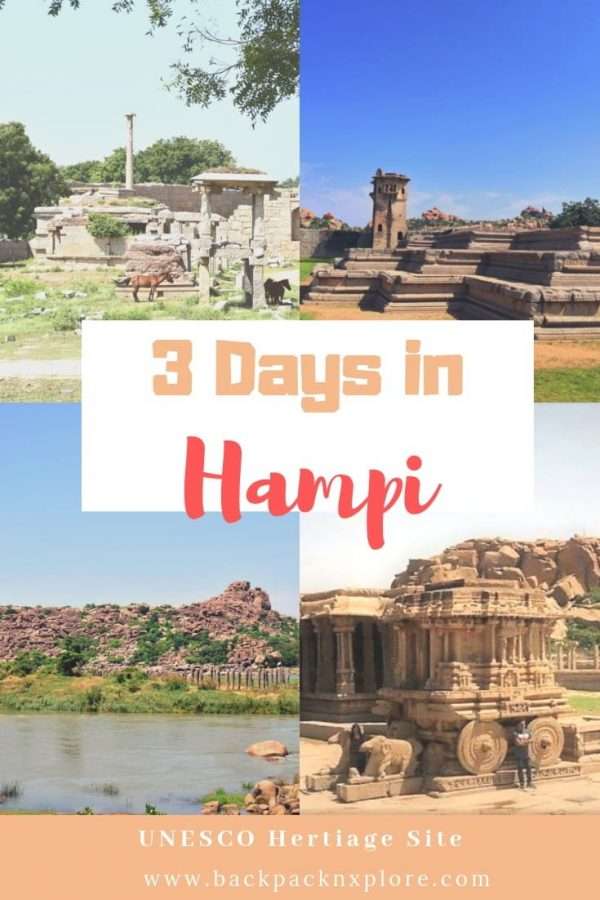 The best itinerary for 3 days in Hampi, the land of mythical rocks and magical architecture #hampi #india #travel #history