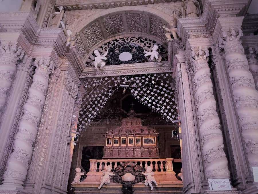 The ornamental altar of the Basillica of Bom Jesus is Goa. You must include this in your Goa itinerary