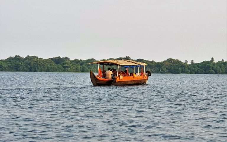 Sailing through the Vembanad Lake and Backwaters