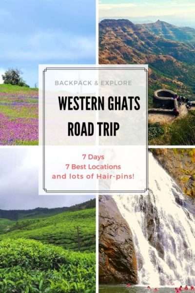 Ever considered going on a 7-day long Western Ghats road trip? Scenic roads, lush green mountains, castles, temples and much more on this amazing journey. You can also pick one of the 7 road trips combined to form the best itinerary of Western Ghats ever. #travel #western Ghats