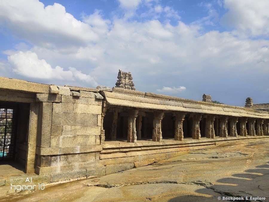 Verandah of Lepakshi Temple