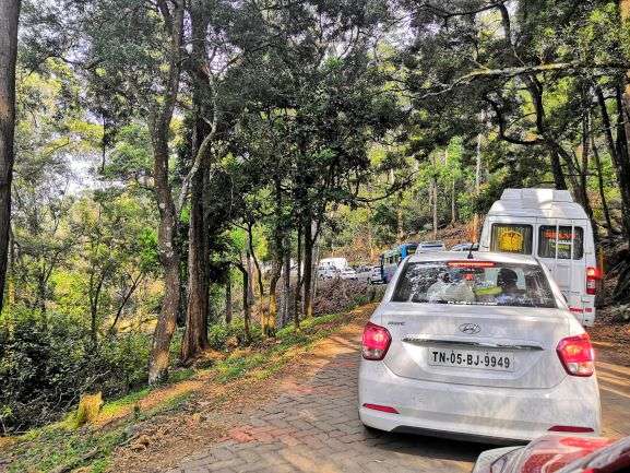 Kodaikanal itinerary traffic