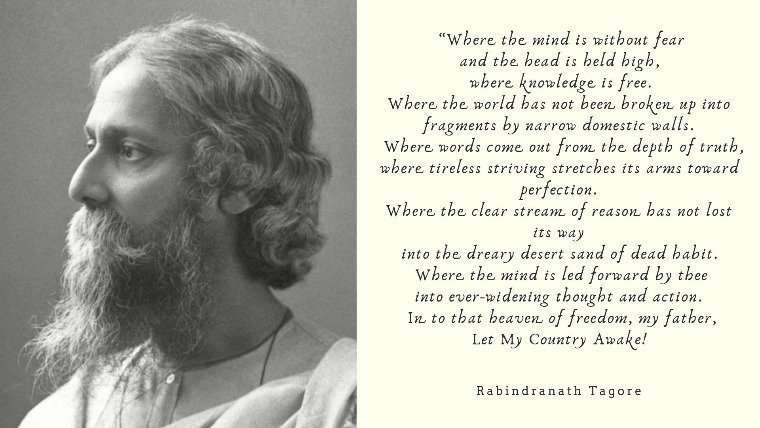 In the galaxy of literature there are many glowing stars, but there's just one Sun. You were, You are , You will always be remembered.#Tagore
