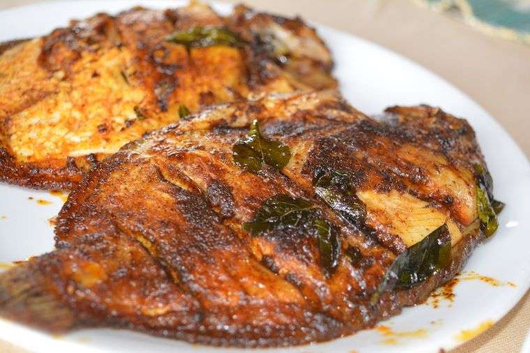 Best Street Food in India (and how to make them at Home) 14 Karimeen Fry