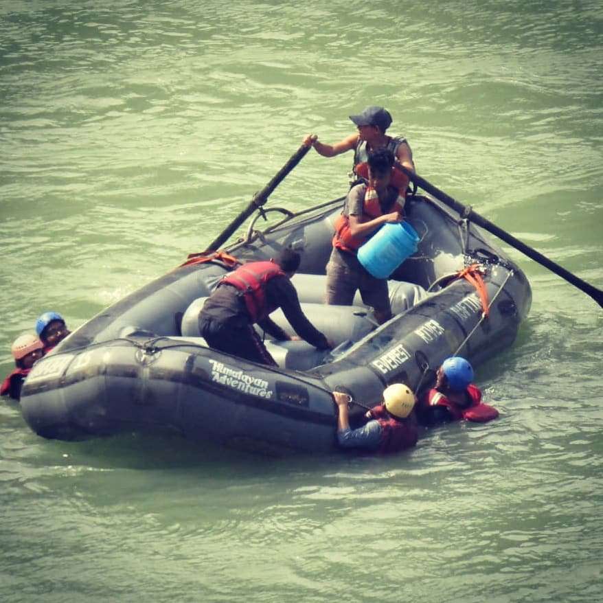 Rafting in the Teesta river at Kalimpong