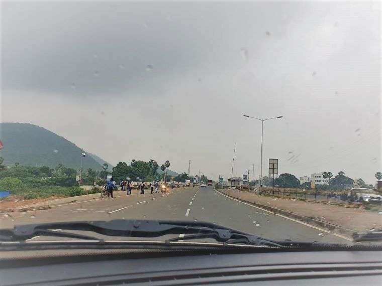 It rained so many times during our journey from Bangalore to Vizag, I lost count