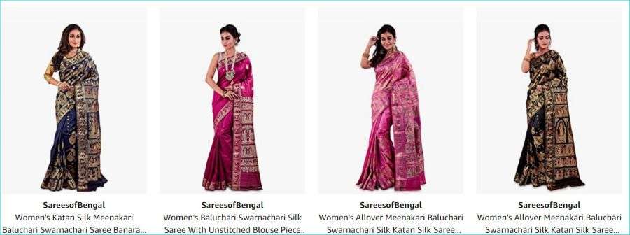 Baluchari silk Amazon