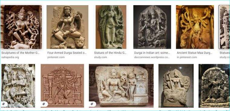 Ancient Durga Idols