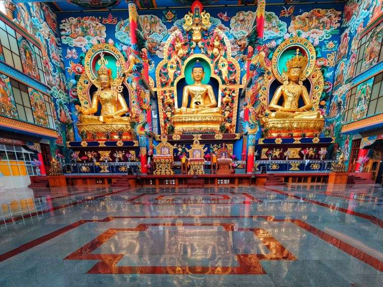 Mysore Itinerary - Discover the Best Things to do in Mysore 29 Inside the Golden Temple in Bylakuppe