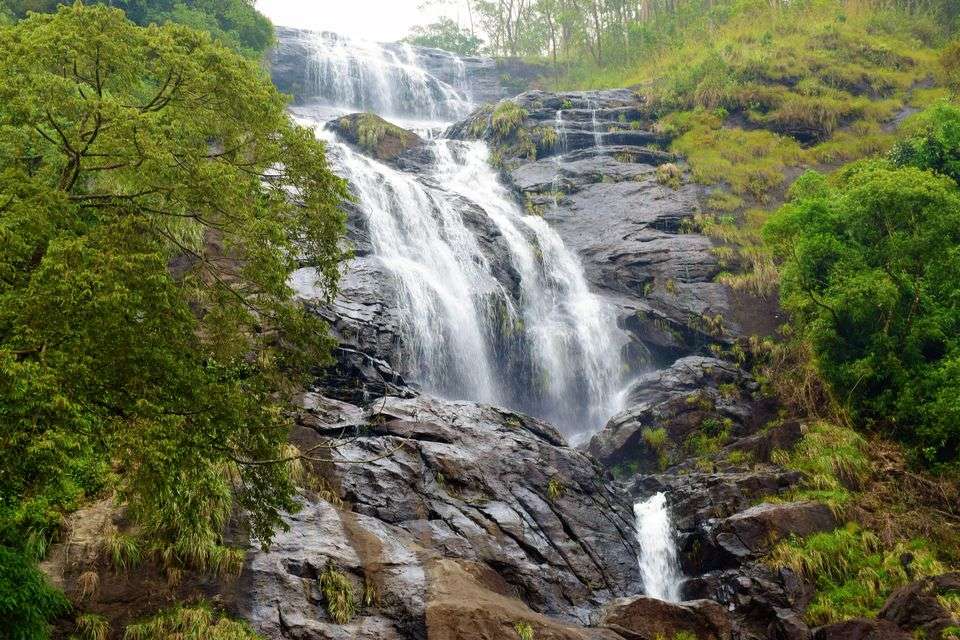 The Best Kerala Itinerary for 7 Days or more 21 a lovely waterfall in Munnar. You will see many such in your Kerala itinerary