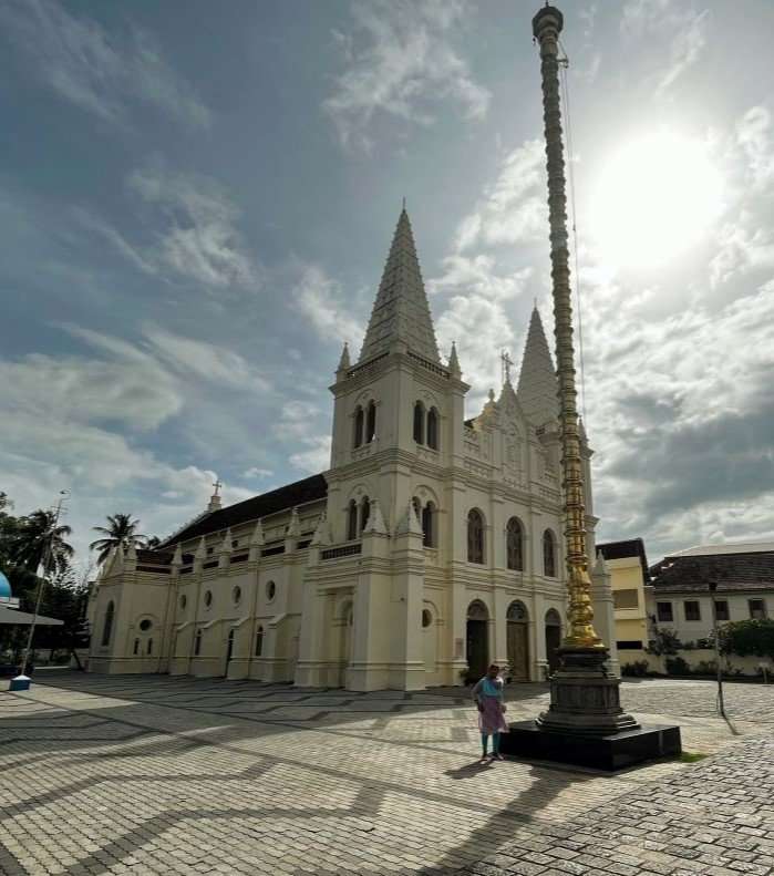 The Best Kerala Itinerary for 7 Days or more 15 Santa Cruz Basilica - a large ornate building that is a landmark in Kochi