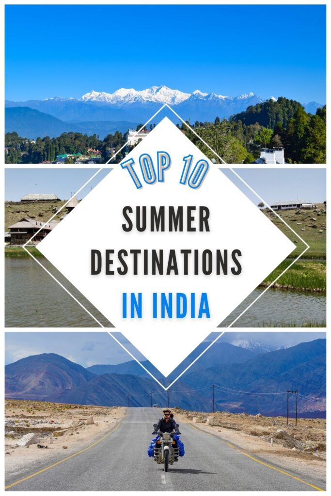 places to visit in summer in india for 3 days