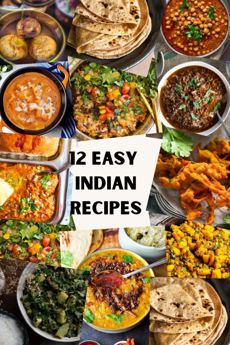 12 Easy Indian Recipes for Beginners